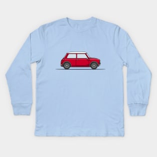 Classic Mini Cooper - Red Kids Long Sleeve T-Shirt